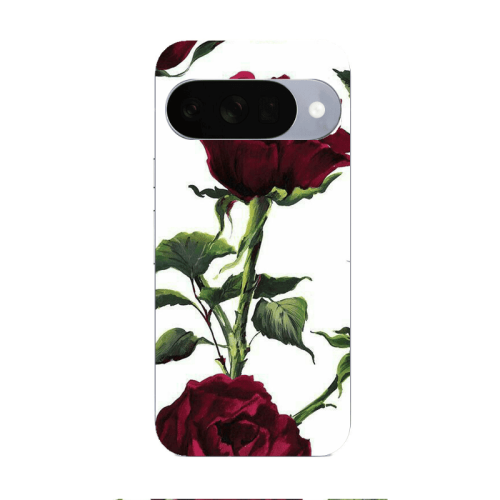 Google Pixel 10 Stemmed rose Transparent Silicone TPU Θήκη